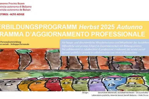 Das aktuelle Weiterbildungsprogramm für haupt- und ehrenamtliche Mitarbeiterinnen und Mitarbeiter im Sozialwesen ist online abrufbar. (Screenshot: LPA)