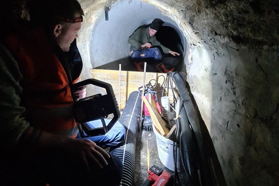 150 Meter des unterirdisch verlaufenden Kortscherbaches hat das Landesamt für Wildbachverbauung West saniert. (Foto: LPA/Landesamt für Wildbach- und Lawinenverbauung West)