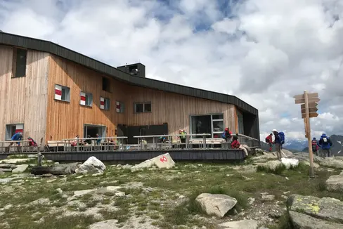Un'immagine del rifugio Passo Ponte di ghiaccio (Foto: ASP/Noemi Prinoth)