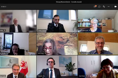 La seduta odierna della Consulta museale presieduta dal Presidente della Provincia Arno Kompatscher. (Foto: ASP)