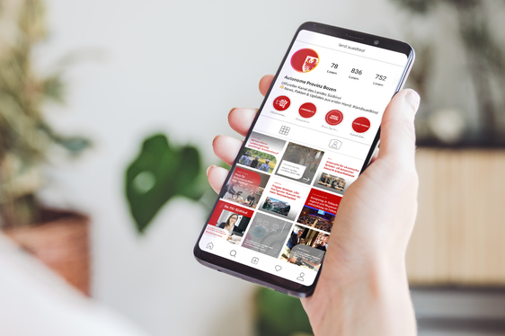 Nachrichten und Bilder von der Landesregierung und Landesverwaltung gibt es seit September 2022 auch auf dem neuen offiziellen Instagram-Kanal @land.suedtirol. (Foto: LPA)