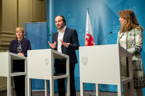 Wirtschaftspolitik ist auch Frauenpolitik, betonte Landesrat Philipp Achammer. (Foto: LPA/Fabio Brucculeri)