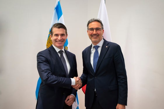 Il ministro Beißwenger e il presidente Kompatscher concordano sulla necessità di una gestione congiunta del traffico nel corridoio del Brennero. (Foto: ASP/Fabio Brucculeri)