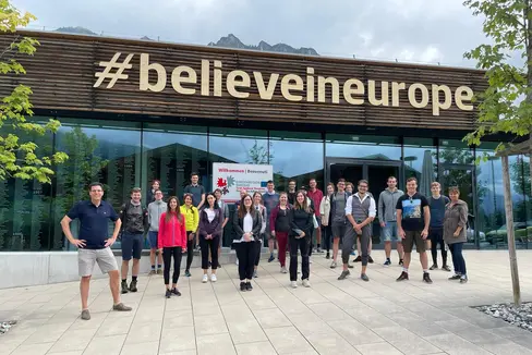 I partecipanti all'Accademia Euregio 2021 ad Alpbach (Foto: Euregio)