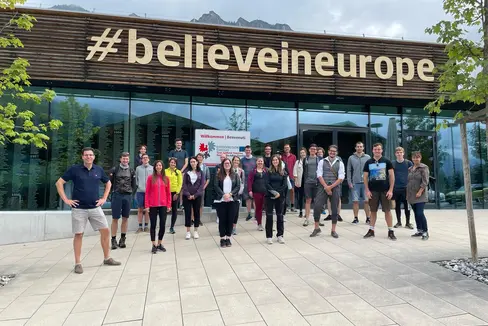 I partecipanti all'Accademia Euregio 2021 ad Alpbach (Foto: Euregio)