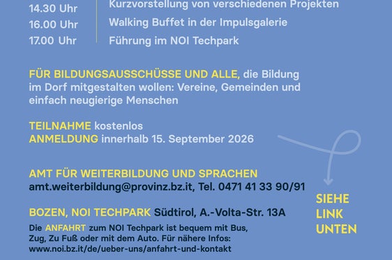Informazioni sull’iniziativa “Mercato delle idee”. (Grafica: Ufficio Educazione permanente e lingue)