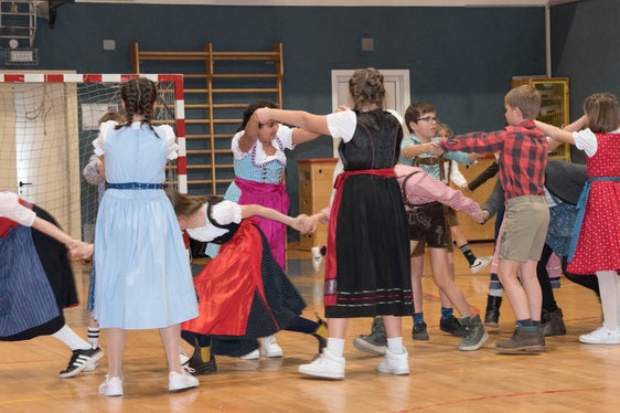 Voller Einsatz beim Auftanz in der Goethe-Schule in Bozen (Foto: LPA/Franz Hermeter)