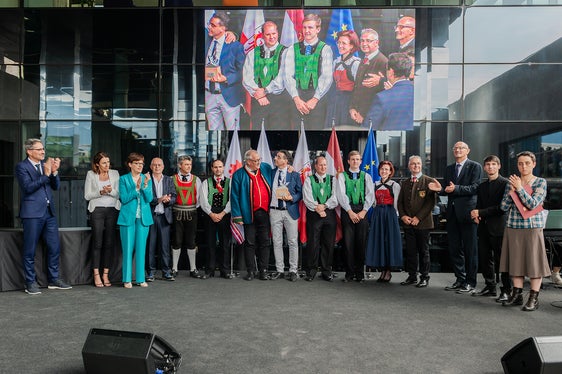 L'Orchestra Giovanile di Fiati dell'Euregio è stata premiata come progetto transfrontaliero. (Foto:ASP/Claudia Corrent)