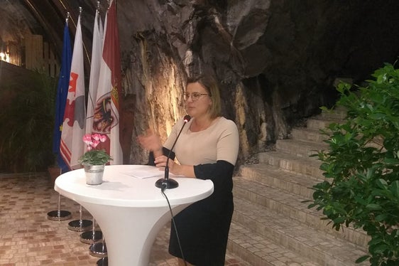 La rappresentante dei partecipanti altoatesini, Nicol Mastella (Foto: Euregio)