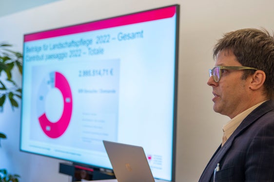Horand Ingo Maier, Direktor des Verwaltungsamtes für Raum und Landschaft: Die Förderkriterien für Landschaftspflege sind vereinfacht und bürgerfreundlicher konzipiert worden, so dass sie für die Antragstellenden ein Leitfaden sein können. (Foto: LPA/Fabio Brucculeri)