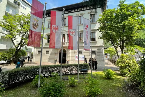 Casa Moggioli, in via Grazioli 25, è la sede di Trento dell'Euregio Tirolo-Alto Adige-Trentino. (Foto: Euregio/Archivio Ufficio stampa Provincia autonoma di Trento)