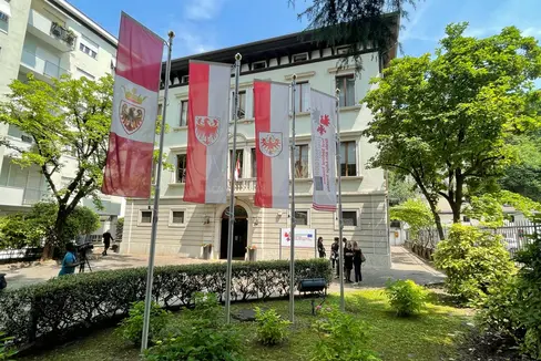 Casa Moggioli, in via Grazioli 25, è la sede di Trento dell'Euregio Tirolo-Alto Adige-Trentino. (Foto: Euregio/Archivio Ufficio stampa Provincia autonoma di Trento)