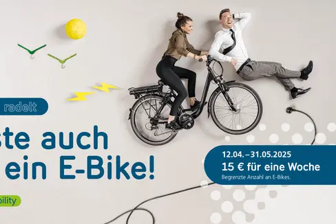 Ab 12. April können im Rahmen der Aktion Südtirol radelt eine Woche lang E-Bikes zur Probe gefahren werden. Die Anmeldungen dafür laufen ab Freitag, 4. April. (Foto: LPA/Sta)