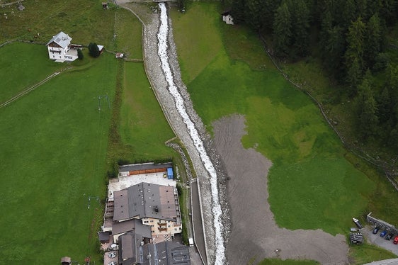 Die Wassergefahr in der Gemeinde Stilfs war im Rahmen des EU-Projektes flussaufwärts Suldenbach untersucht worden, unter anderem auch am Schwemmkegel des Zaytalbaches in Sulden. (Foto: Agentur für Bevölkerungsschutz/Luca Messina)