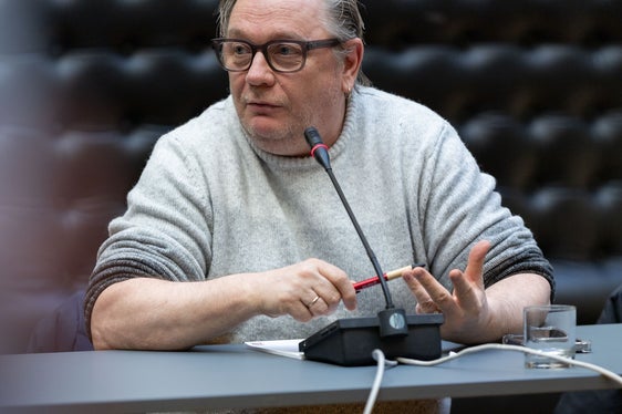 Anche Marco Bernardoni (FIOM CGIL MAV) ha espresso la preoccupazione del lavoratori. (Foto: USP/Lucia Rose Buffa)