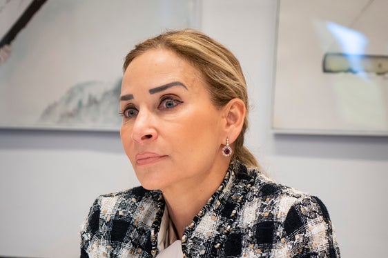 Großes Interesse an Südtiroler Themen und an Fortführung der Kontakte: Die Schweizer Botschafterin Monika Schmutz (Foto: LPA/Fabio Brucculeri)