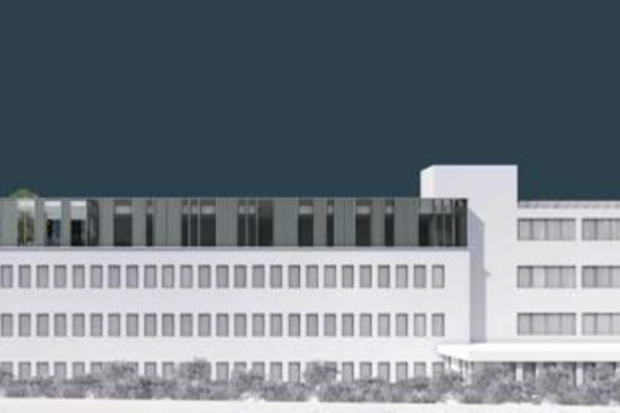 Rendering des ausgebauten und sanierten Kleinkinderheims in Bozen. (Bild: LPA/Ressort für öffentliche Arbeiten, Aufwertung des Vermögens, Grundbuch und Kataster)