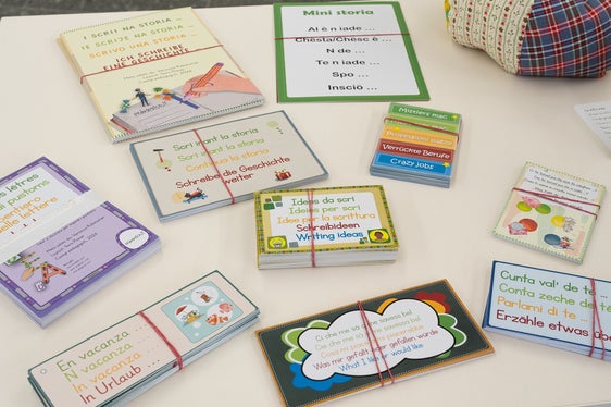 Le Ciamp pedagogich á lauré fora materiai didatics nüs por les scores primares tles valades ladines (Foto: USP/Intendënza y Cultura Ladina)