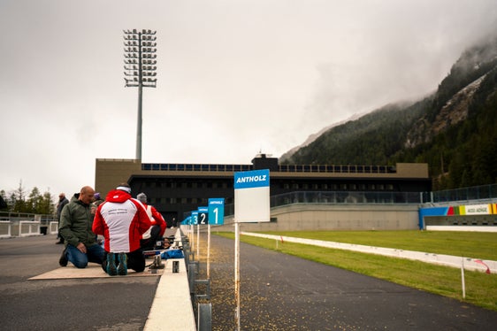 Grande partecipazione dei visitatori alle prove dal poligono di tiro. (Foto: USP/Daniel Von Johnston)