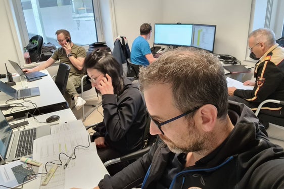 Gut verlaufen: Übungsleiter Andreas Simmerle von der Agentur für Bevölkerungsschutz im Grenzmanagement-Zentrum Brenner (Foto: LPA)