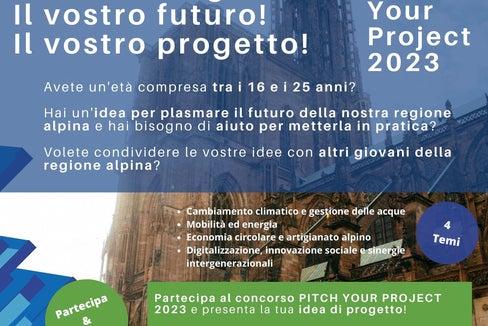 I giovani creativi hanno tempo sino al 10 settembre presentare i loro progetti al concorso Pitch your Project promosso da EUSALP sulle tematiche della sostenibilità (Foto: ASP/EUSALP)