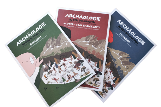 Archeologia nelle Dolomiti è un pacchetto di apprendimento con testi multilingui, che sarà presentato il 9 febbraio dalla Direzione istruzione, formazione e cultura ladina (Foto: ASP/Direzione istruzione, formazione e cultura ladina)