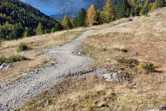 Im Zuge der Instandhaltungsarbeiten wurde im Sommer 2022 auch der Wanderweg Nr. 11 vom Antholzer See zum Staller Sattel saniert. (Foto: Forstinspektorat Welsberg)
