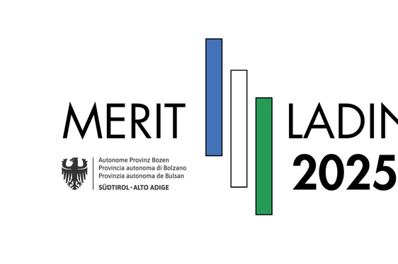 Il logo del nuovo premio della Provincia di Bolzano per meriti eccezionali nel campo della lingua e della cultura ladina. (grafica: USP/Direzione Istruzione e Cultura ladina)