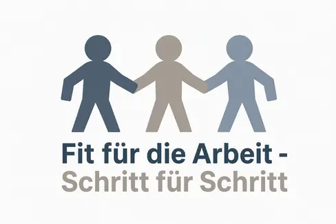 Fit für die Arbeit – Schritt für Schritt ist eine praxisnahe Weiterbildungsreihe für Menschen mit Invalidität, die im Arbeitsalltag sicherer und selbstständiger werden möchten. (Quelle: Koordinationsstelle berufliche Weiterbildung in der Deutschen Bildungsdirektion)