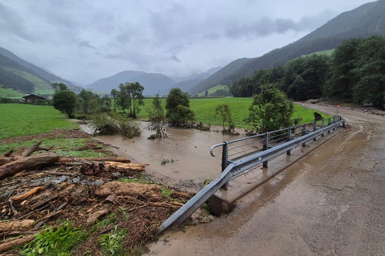 Il Risterbach il giorno dopo il maltempo. (Foto: USP/Ufficio Sistemazione bacini montani est)