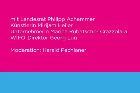 Wirtschaft und Kultur im Gespräch: Beim zweiten Treffpunkt der Veranstaltungsreihe #Kulturperspektiven tauscht sich am kommenden Montag Landesrat Achammer mit Gästen aus dem Kunst-, Kultur- und Wirtschaftsbereich sowie Interessierten in Brixen aus.