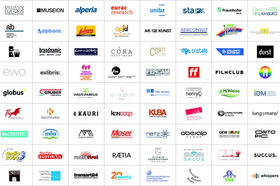 Ad oggi 90 partner, tra cui Provincia e Comune di Bolzano, hanno aderito al Pride Month di giugno 2024 (Grafica: ASP/Ufficio Lingue ufficiali e diritti civici)