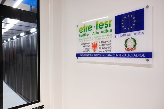 Anche il nuovo Data Center è stato realizzato nell'ambito del programma operativo FERS 2014-2020 (Foto: ASP/Oliver Oppitz)