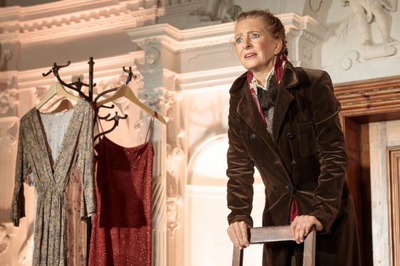 L'attrice Sarah Kattih ha interpretato la narrazione drammatizzata della novella di Stefan Zweig. (Foto: ASP/Tiberio Sorvillo)