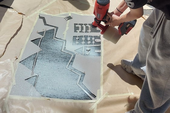 L'arte dei graffiti è creativa, facilmente accessibile e stimola la riflessione su temi di attualità. (Foto: USP/Direzione Istruzione e formazione italiana e tedesca)