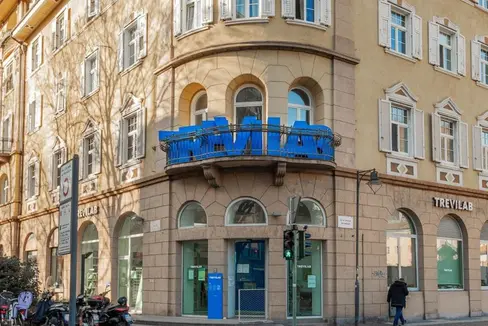 Il Centro Trevi-Trevilab di via Cappuccini, a Bolzano. (Foto: USP)