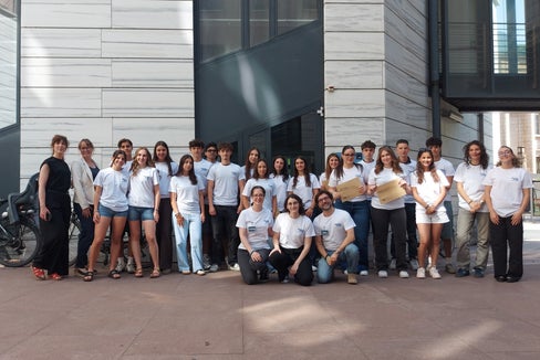 32 Schülerinnen und Schüler italienischsprachiger Oberschulen werden das nächste Schuljahr (oder Teile davon) an Schulen in Deutschland absolvieren. Bei einem Treffen wurden organisatorische Details geklärt. (Foto: LPA)