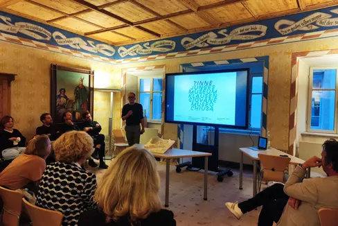 Presentazione delle integrazioni al progetto vincitore Tinne per le associazioni di Chiusa. (Foto: Fondazione TINNE)