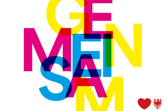 Gemeinsam – Insieme – Deboriada: Unter dieses Motto stellt das Land Südtirol eine Kommunikationskampagne, mit der neue Mitarbeiterinnen und Mitarbeiter für den Arbeitgeber Land gesucht werden. (Grafik: LPA)