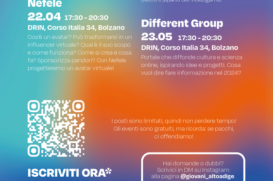 L'Ufficio Politiche giovanili fa il punto sui temi del futuro insieme ai giovani altoatesini. Lost in tech è la serie di quattro incontri tematici al via da febbraio. Aperte le iscrizioni (Foto: ASP/Ufficio Politiche giovanili)