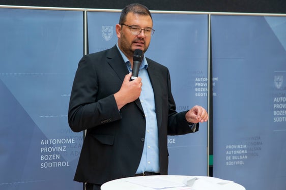 Il presidente di IDM, Hansi Pichler (Foto ASP/Fabio Brucculeri)