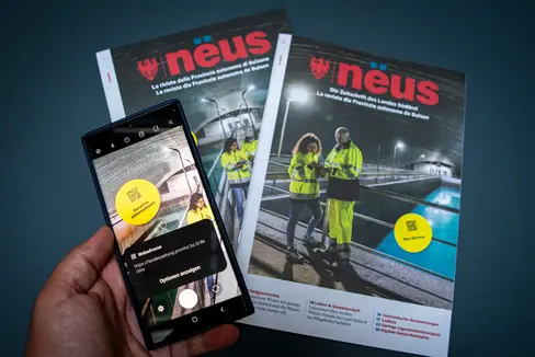 Die Landeszeitschrift nëus ist in gedruckter und als Online-Version verfügbar und kann beim Landespresseamt abonniert werden. (Foto: LPA/Fabio Brucculeri)