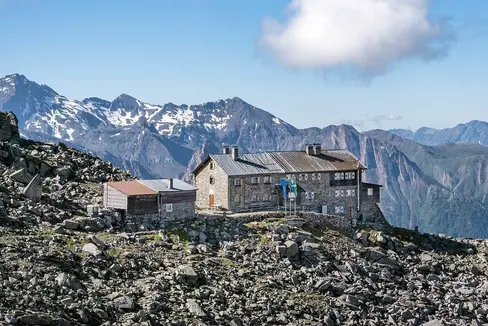Il rifugio Europa. (Foto: ASP/rifugio Europa)