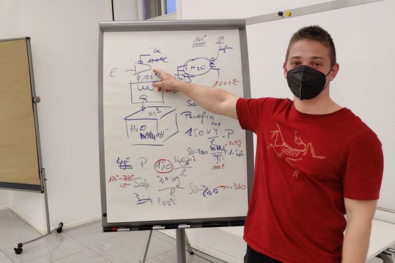 Präsentation der Lösungswege (Foto: LPA/Bildungsdirektion)