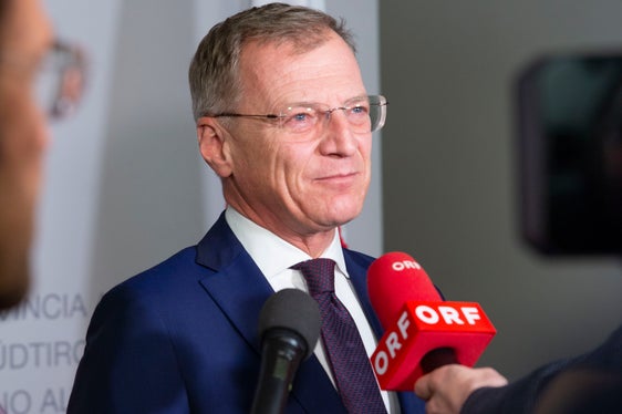 Il presidente dell'Alta Austria, Thomas Stelzer (Foto: ASP/Fabio Brucculeri)