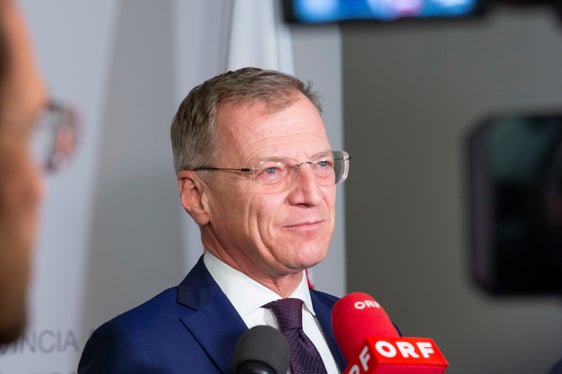 Il presidente dell'Alta Austria, Thomas Stelzer (Foto: ASP/Fabio Brucculeri)