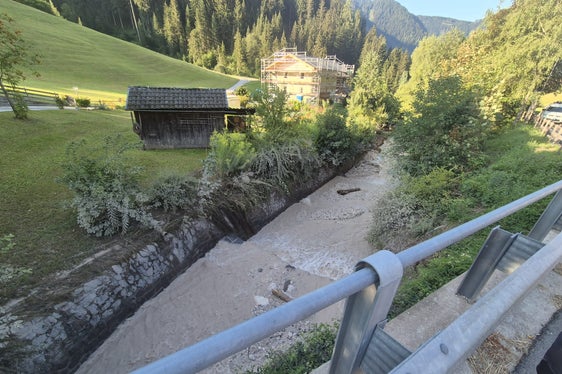 Tschaminbach in St. Zyprian (Foto: LPA/amt für Wildbach- und Lawinenverbauung Süd)