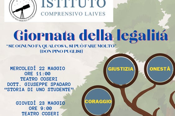 Am 22. und 23. Mai gibt es am italienischen Schulzentrum in Leifers zahlreiche Veranstaltungen, um die Schüler für Rechtmäßigkeit und Regeln zu sensibilisieren (Foto: LPA/Istituto comprensivo Leifers)