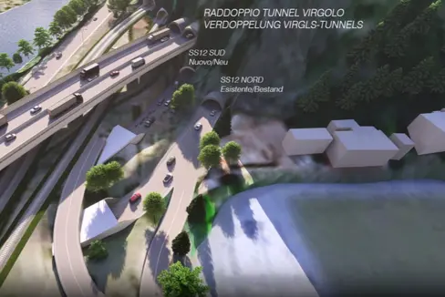 L'obiettivo della progettazione è ottimizzare il flusso del traffico nell'area urbana del Virgolo e migliorare il collegamento con la città. (Rendering: Ripartizione Infrastrutture)