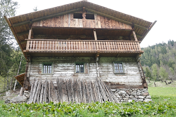 La facciata del maso situato a Selva dei Molini. (Foto: USP/Soprintendenza provinciale ai beni culturali/Archivio Pescoller)